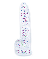 Glittergasm 8.5" Ballsy Dildo - Blue/Purple/Violet by Glittergasm