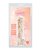 Glittergasm 8.5" Ballsy Dildo - Red/Gold/Orange by Glittergasm