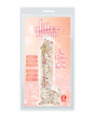 Glittergasm 8.5" Ballsy Dildo - Red/Gold/Orange by Glittergasm