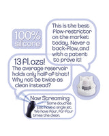 Good Clean Fun Angled Douche by Icon Brands — 13 oz Silicone