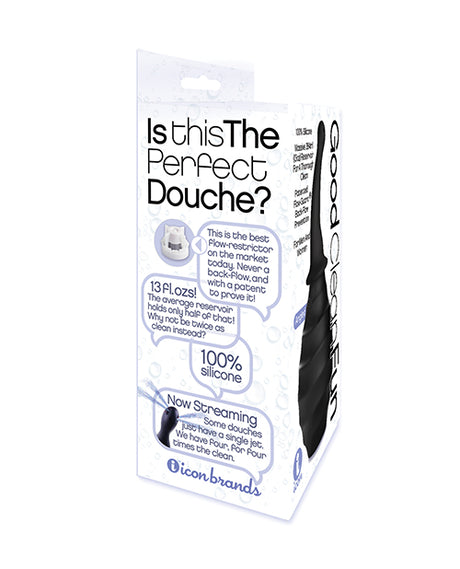 Good Clean Fun Angled Douche by Icon Brands — 13 oz Silicone
