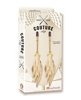 Couture Clips Luxury Nipple Clamps - Golden Harvest by Couture Clips