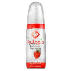 ID Lubricants Frutopia Strawberry Water-Based Lubricant, 3.4 fl oz Pump - ID-TSE-10