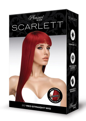 XGEN Scarlett Premium Stylable Wig — Red, Adjustable & Washable - X-PW8071