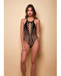 Lights Off Halter Neck Teddy Black O/S by Hauty