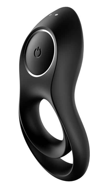Satisfyer Legendary Duo Vibrating Cock Ring — Black - SAT-J2008-27