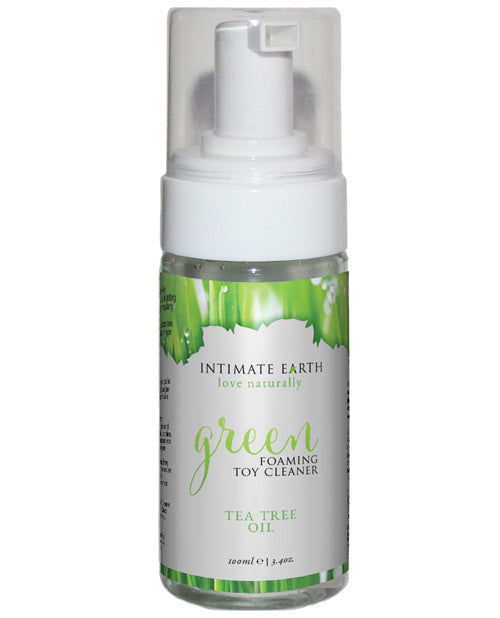 Intimate Earth Foaming Toy Cleaner - 100 ml Green Tea Tree Oil by Intimate Earth