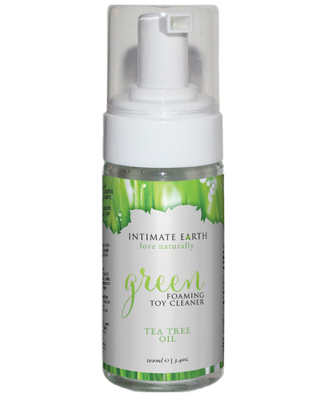 Intimate Earth Foaming Toy Cleaner - 100 ml Green Tea Tree Oil by Intimate Earth