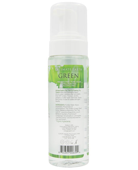 Intimate Earth Foaming Toy Cleaner — Green Tea Tree Oil, 100 ml