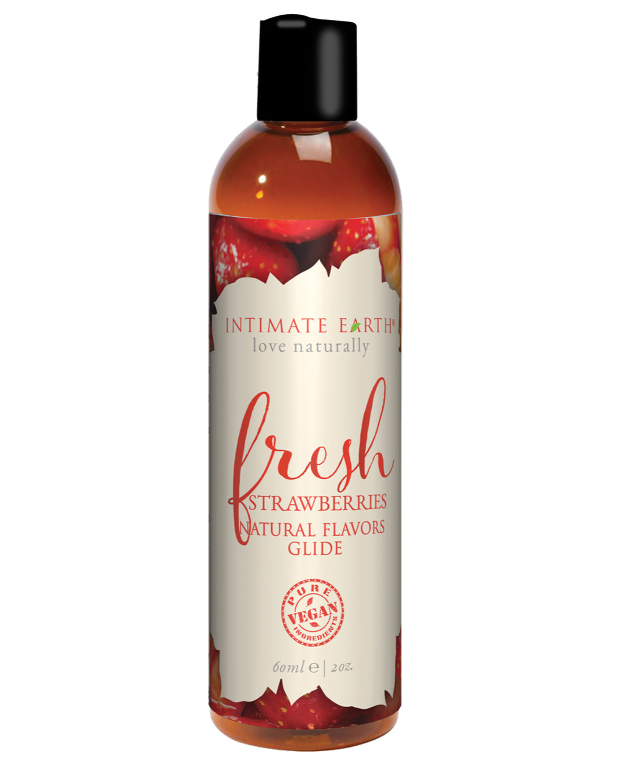 Intimate Earth Natural Flavors Glide - 60 ml Fresh Strawberries by Intimate Earth