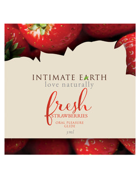 Intimate Earth Lubricant Foil - 3 ml Fresh Strawberries by Intimate Earth