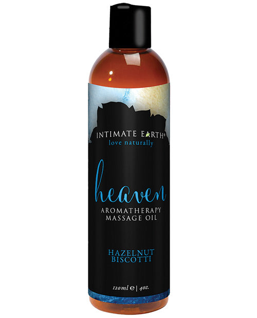 Intimate Earth Heaven Massage Oil - 120 ml Hazelnut Biscotti by Intimate Earth