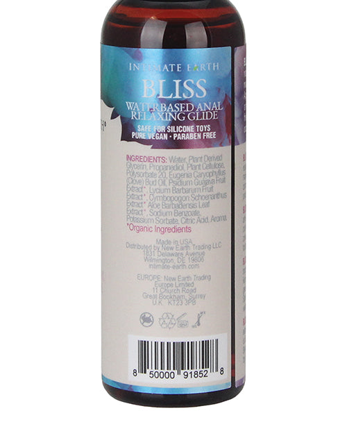 Intimate Earth Bliss Anal Water-Based Glide — 60 ml