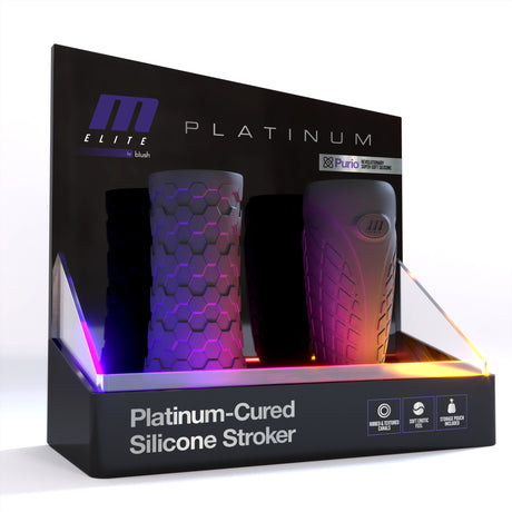 Blush M Elite Platinum Merchandising Kit — 6 Units with Display & Testers - M-00096