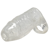 Doc Johnson TitanMen Cock Sleeve with Ball Strap, 4.5 Inch Clear - DJ3400-25-CD