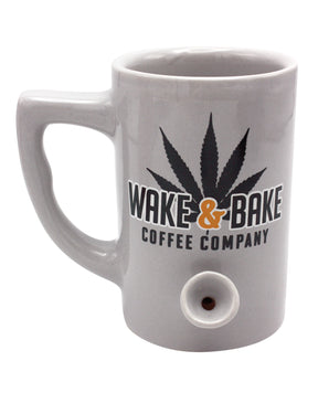 Wake & Bake Coffee Mug - 10 oz Grey by Island Dogs