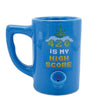 Wake & Bake 420 is My High Score Coffee Mug - 10 oz Blue by Island Dogs