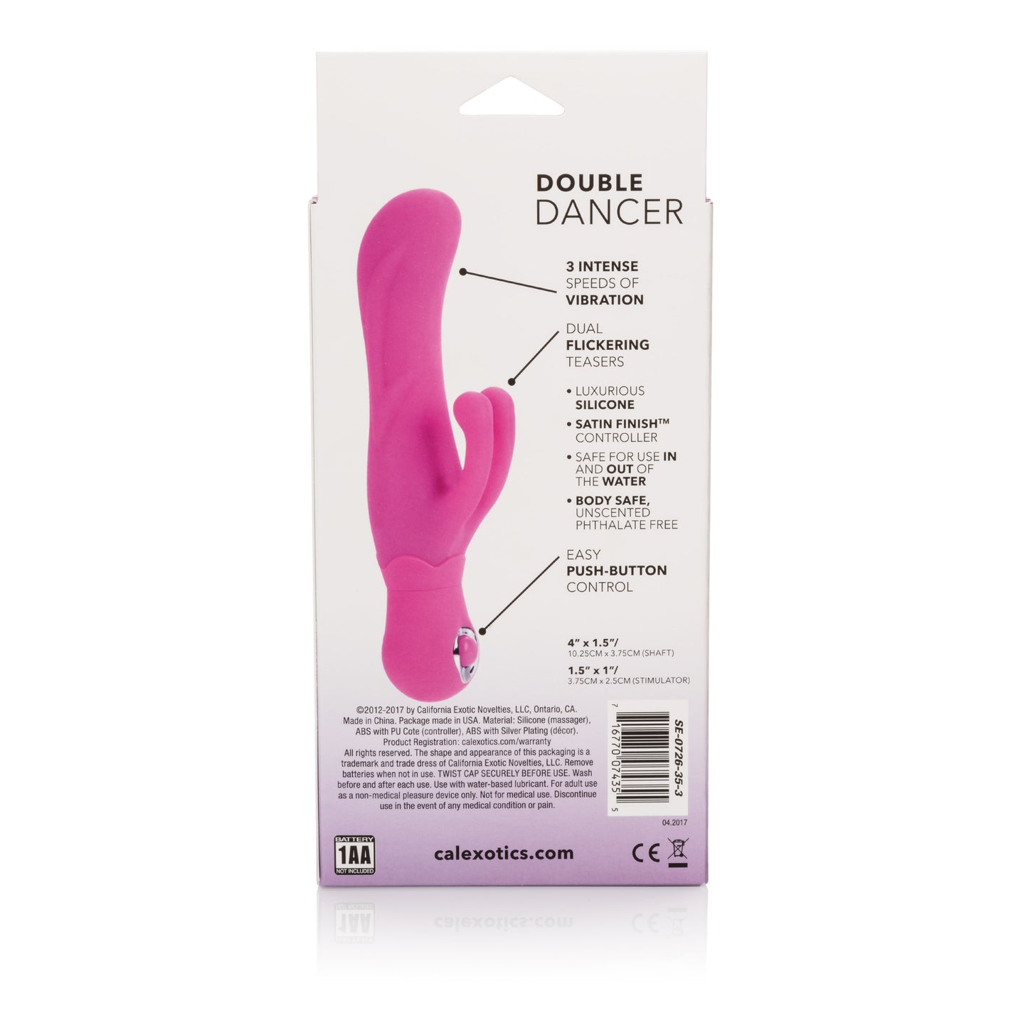 Posh Silicone Double Dancer - Pink by CalExotics