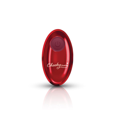 Vibrating Red Metal Remote Plug - Lg