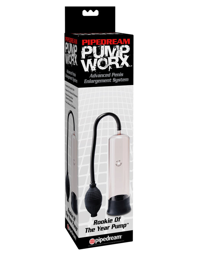 Pipedream Pump Worx Rookie of the Year Penis Pump — Black - PD3253-23