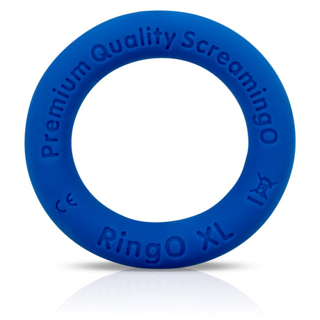 Screaming O Ringo Ritz XL Liquid Silicone Cock Ring — Blue - LSX-BU-101E