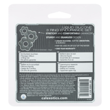 CalExotics Alpha Liquid Silicone 3-Ring Endurance Set — Grey, 1 in - SE1492632