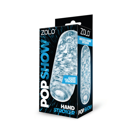 XGEN Pop Show Stroker — Clear Compact Textured Stroker (6.06 in) - X-ZO6082