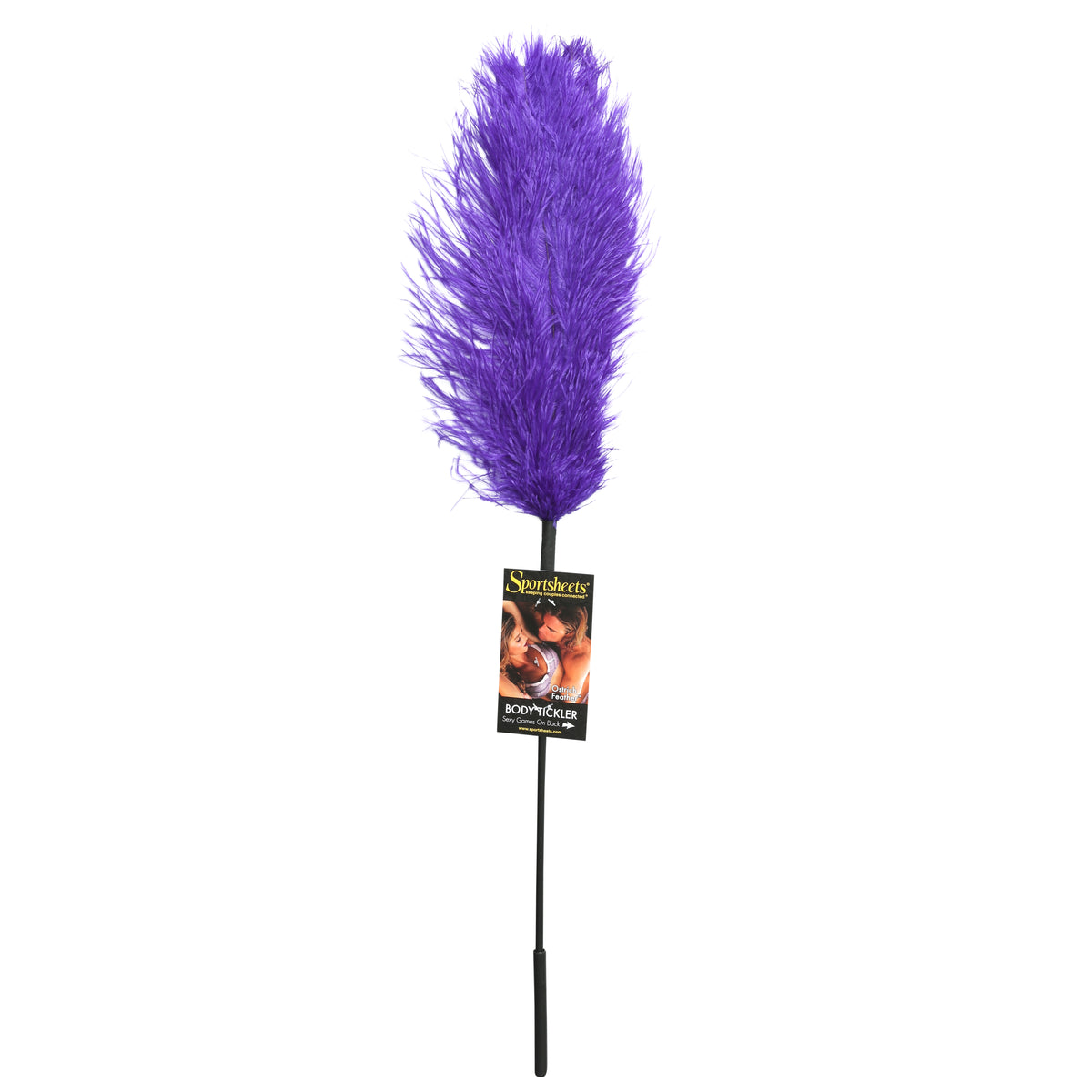 Sportsheets Ostrich Feather Tickler — Purple - SS700-02