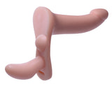 Plena II Double Penetration Adjustable Strap on Harness by XR Brands