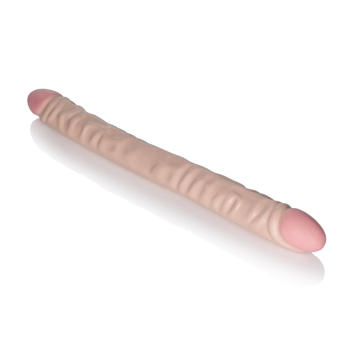 Ivory Duo 18 Inches Veined Double Dong by CalExotics