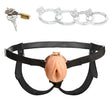 XR Brands Pussy Chastity Cage, Phthalate-Free TPE (Light) - MS-AH712-LIGHT