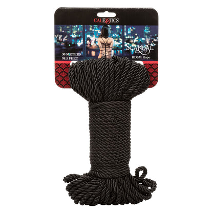 Scandal BDSM Rope 98.5 Ft/ 30m - Black by CalExotics