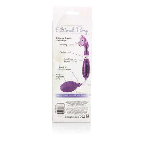 Advanced Clitoral Pump - Purple by CalExotics
