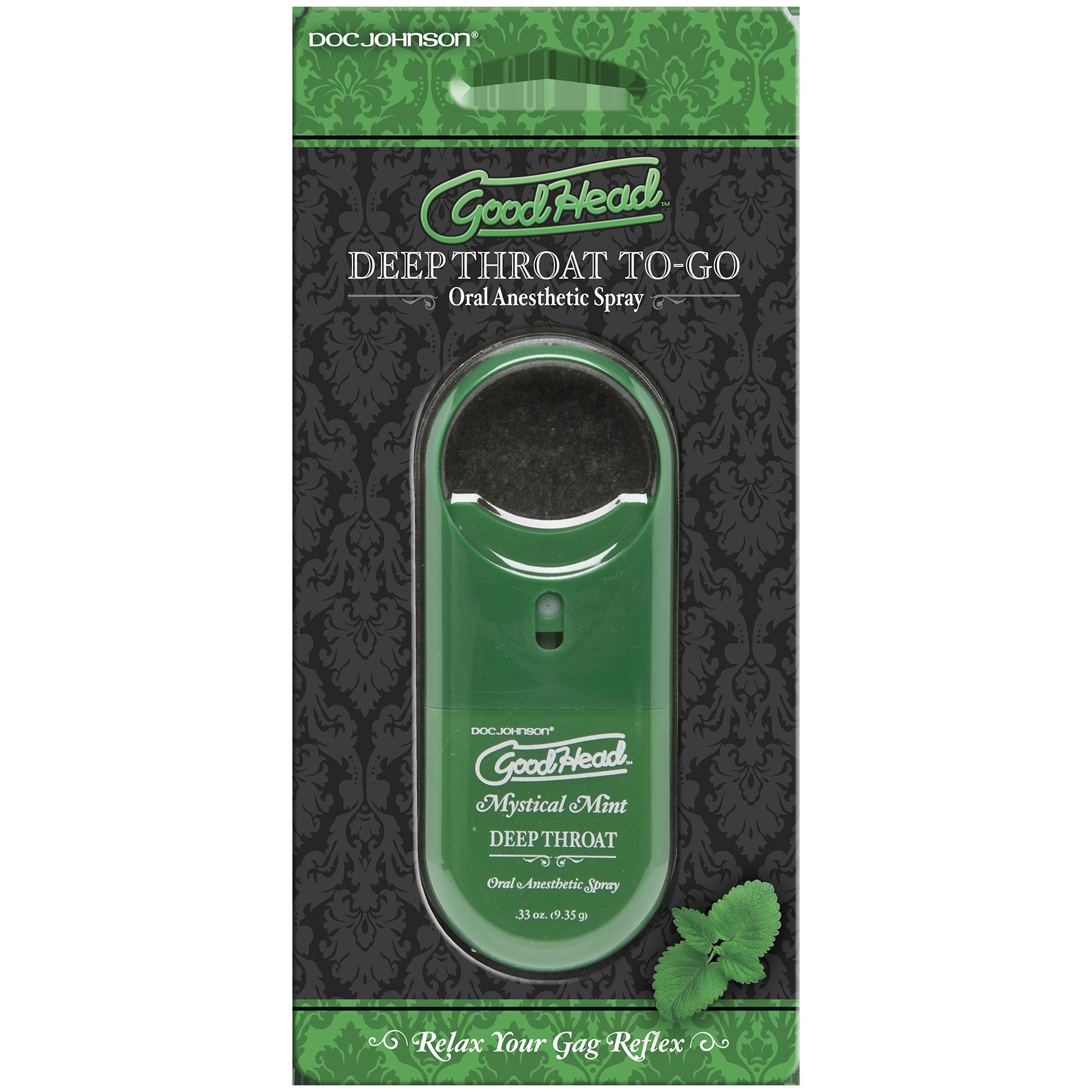 Good Head to Go Deep Throat Spray - Mystical Mint by Doc Johnson