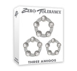 Evolved Novelties Three Amigos Cock Ring Set - ZE-CR-3312-2