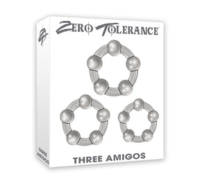 Evolved Novelties Three Amigos Cock Ring Set - ZE-CR-3312-2