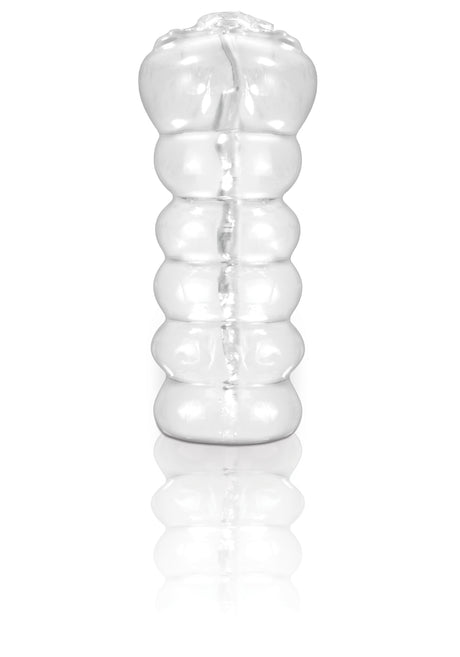 Pipedream Extreme Clear-Leader Snatch Male Stroker - PDRD229