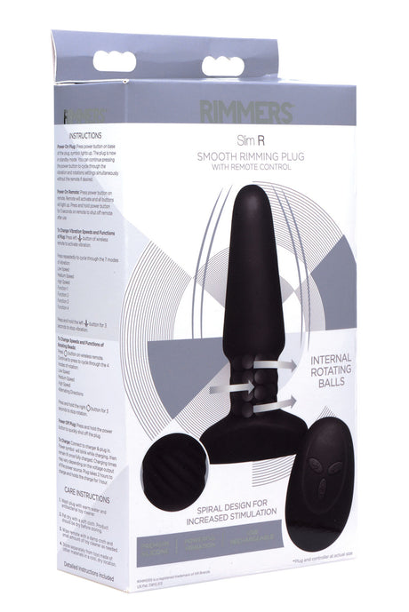 Slim R Smooth Rimming Plug With Remote Control by XR Brands