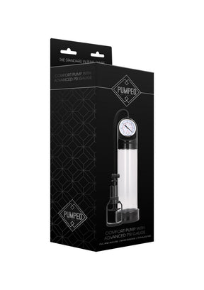 Shots Comfort Pump with Advanced PSI Gauge — Transparent - PMP-PMP006TRA