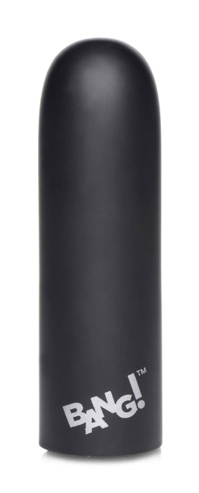 XR Brands 10x Mega Bullet Vibrator — Black, 3.5 in - BNG-AG749-BLK