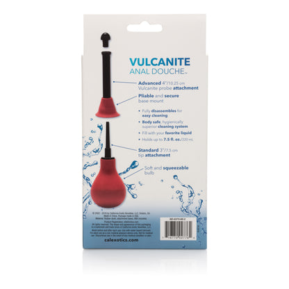Vulcanite Anal Douche With Attachement by CalExotics