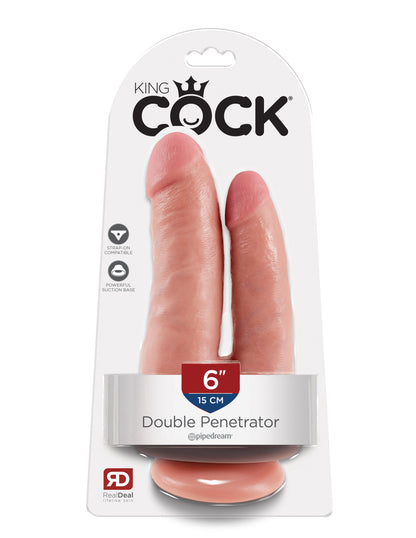 King Cock Double Penetrator - Flesh by Pipedream