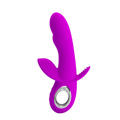 Pretty Love Humphrey Bendable Rabbit Vibrator — Fuchsia - BI-014603