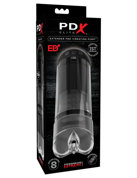 Pipedream Extender Pro Vibrating Penis Pump with Extendable Tube - PDRD530