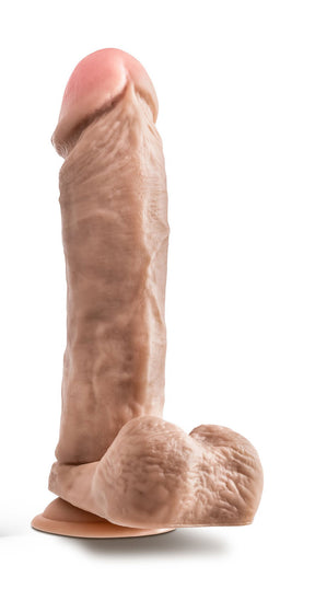 Blush Dr. Skin Mr. Magic 9 Inch Realistic Dildo with Suction Base, Beige - BL-15473