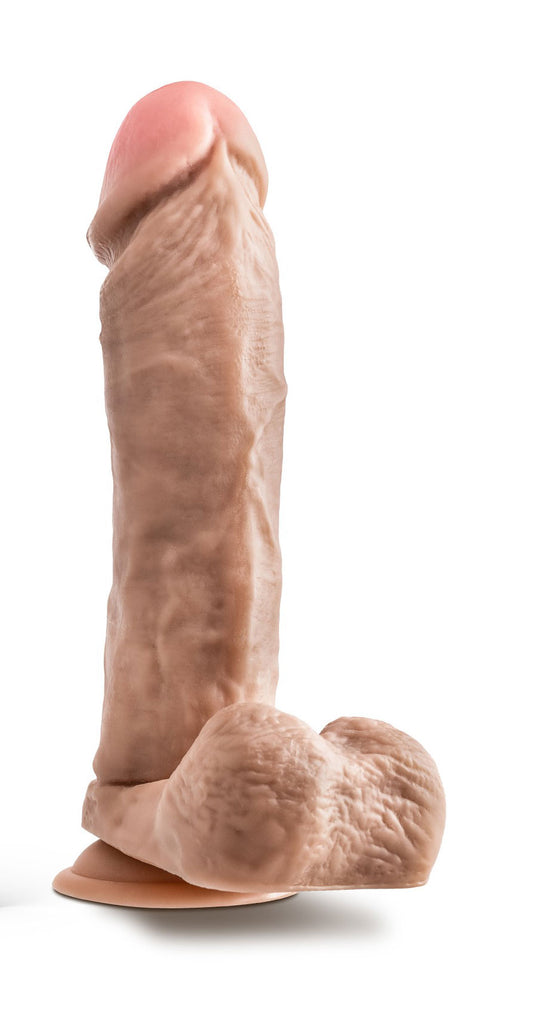Blush Dr. Skin Mr. Magic 9 Inch Realistic Dildo with Suction Base, Beige - BL-15473