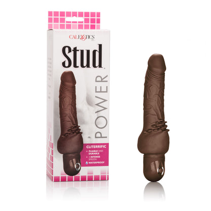 Waterproof Power Stud Cliterrific - Brown by CalExotics