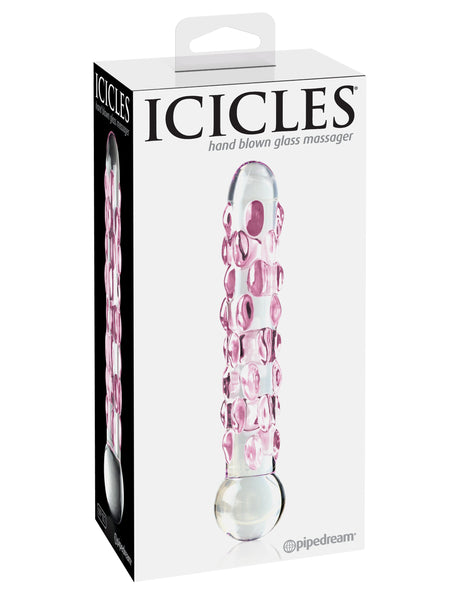 Icicles No. 7 - Clear / Pink by Pipedream