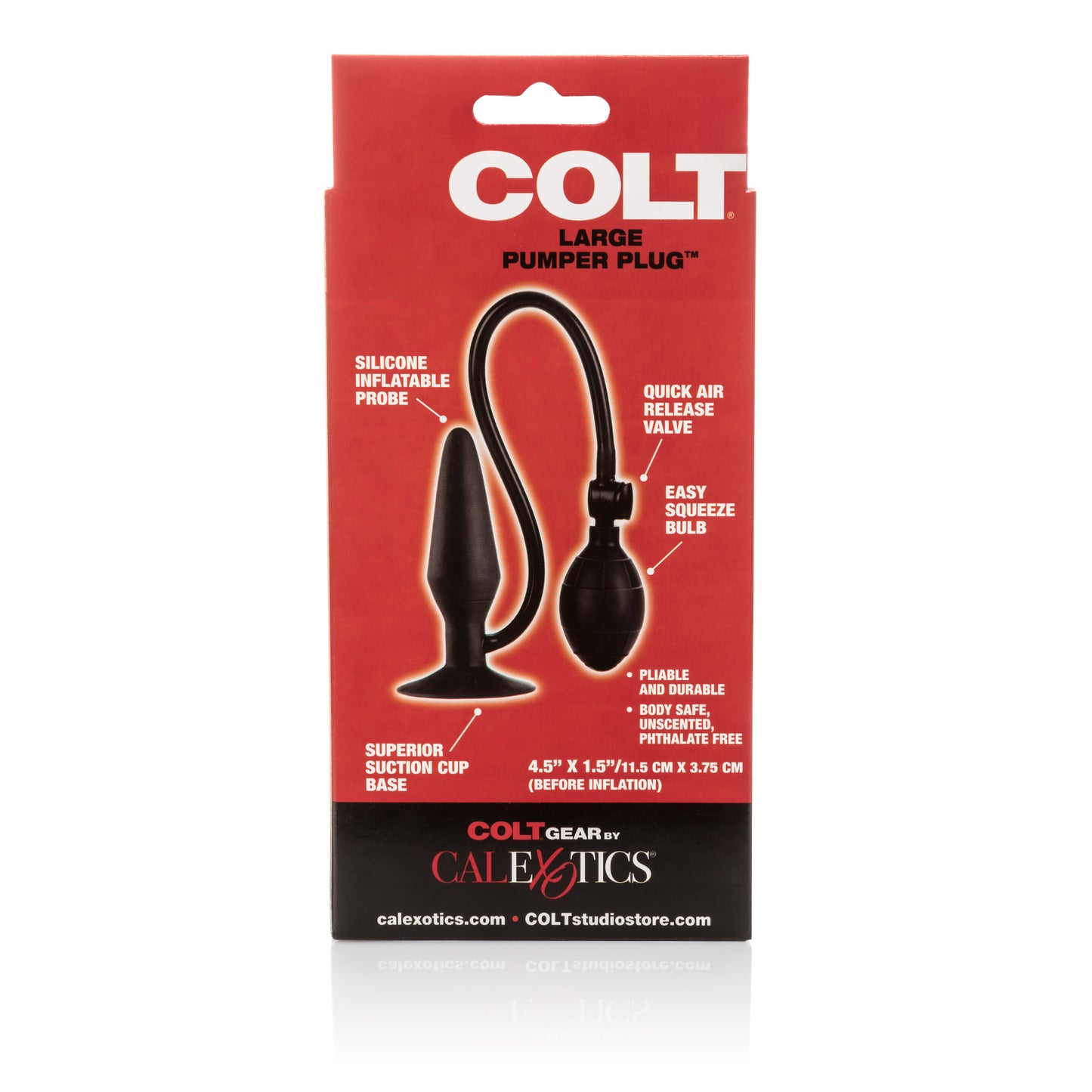 Colt Large Pumper Plug - Black by CalExotics