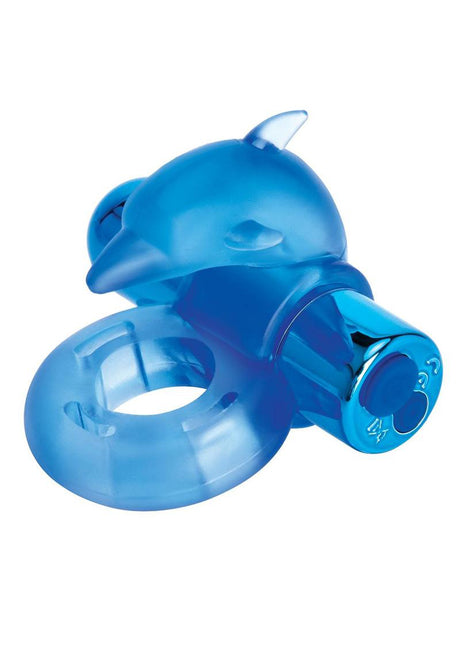 XGEN Dancing Dolphin Rechargeable Vibrating Ring — Blue - X-BW1507